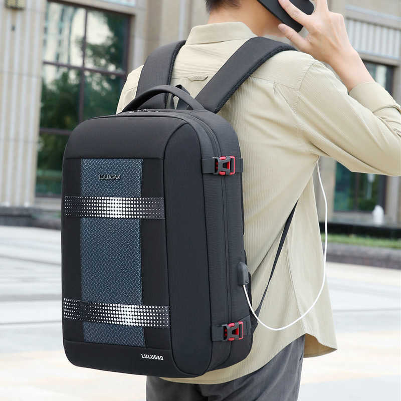 Leisure backpack, computer backpack, wear-resistant and waterproof men's travel backpack, large capacity business backpack 241215