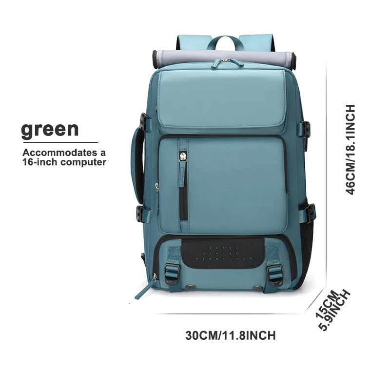 Large-capacity hiking backpack outdoor camping backpack multi-functional hiking backpack with shoe compartment 241206