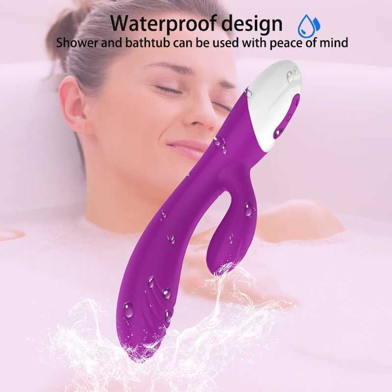 G Spot Powerful Dildo Female Vibrator Dual Vibration Clitoris Stimulation Vagina Massage For Women Masturbators Adult Sex ToysXJ241206