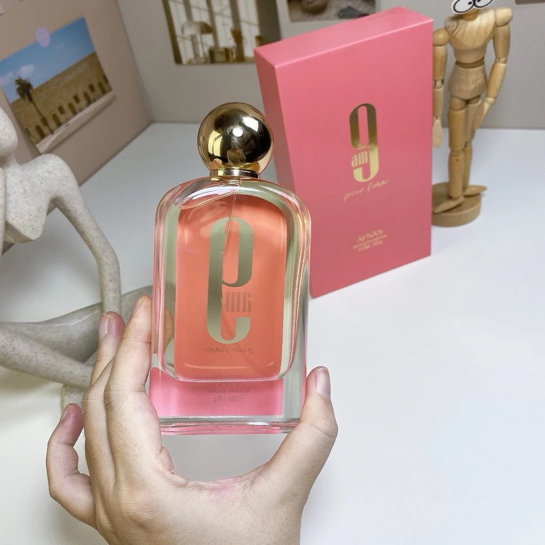 AFNAN Perfume 9am 9pm Fragrance 100ml Men Woman Eau De Parfum Spray Morning Perfumes 3.4oz Long Lasting Smell EDP Neutral Cologne Mist High Quality lo