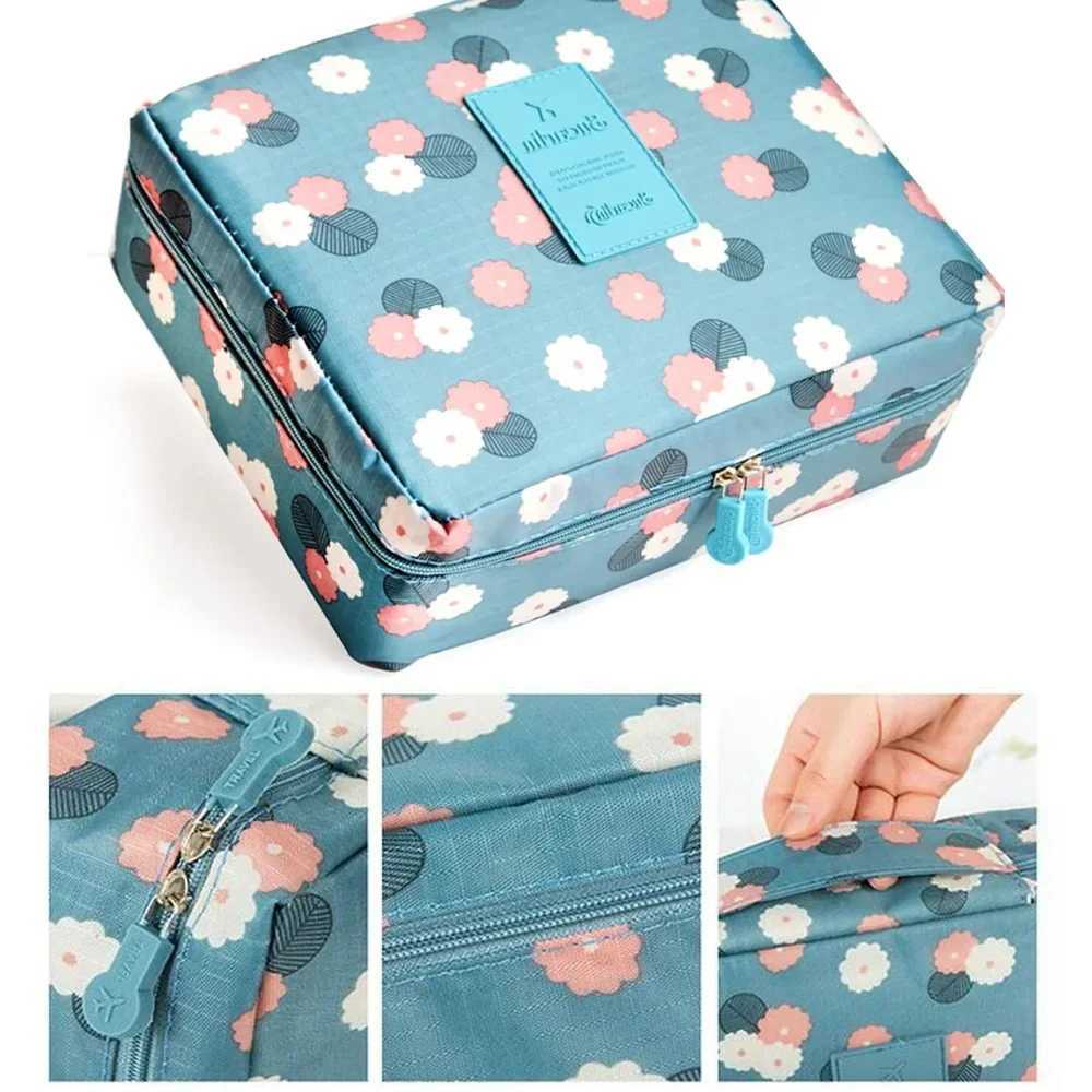 2023 Women Makeup Bag Toiletrys Organizer Cosmetic Bags Outdoor Travel Girl Persal Hygiene Waterproof Tote Beauty Make Up CaseXJ241206