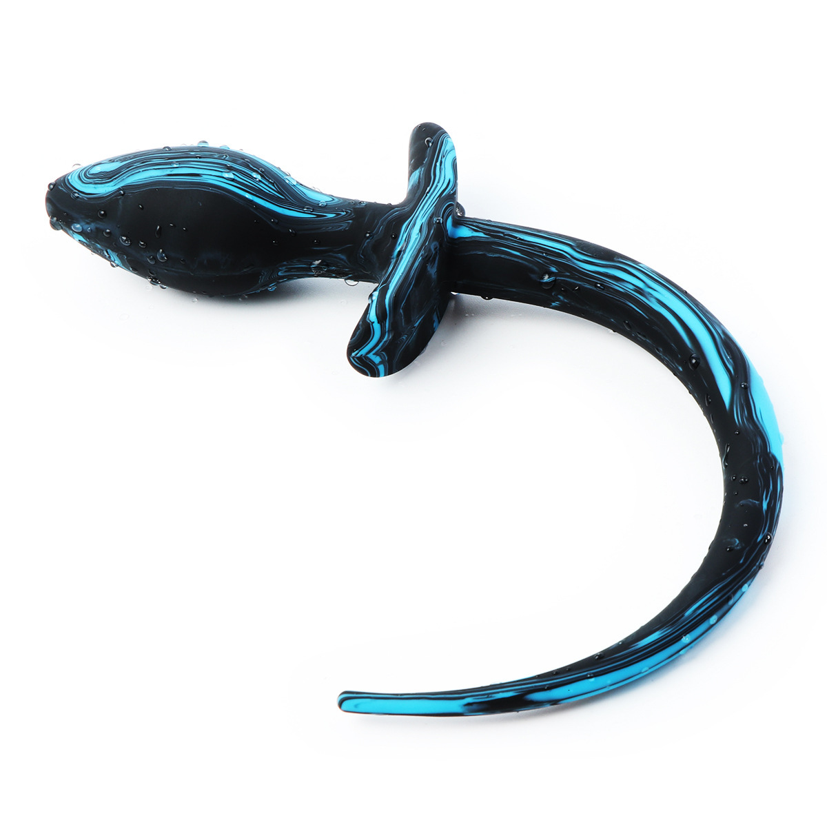 Manufacturer's hot selling SM adult female sexual products, passionate silicone backcourt tail gecko anal plug, couple flirting toy