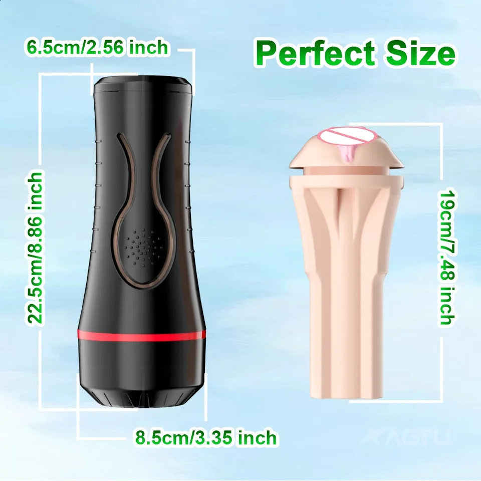 Male Masturbator Cup Vaginal For Men Sex Toys Vagina Vacuum pocket Endurance Exercise Masturbation Adult Masturb Cup 241205