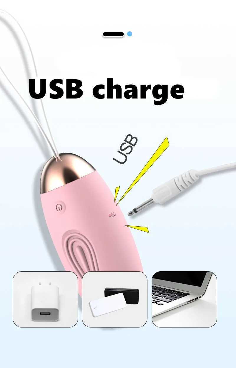 Kegel Ball Wireless Remote Control Vibrating Clitoris Stimulator Vaginal Massage Ball G- Spot Vibrators Sex Toys for WomanXJ241206