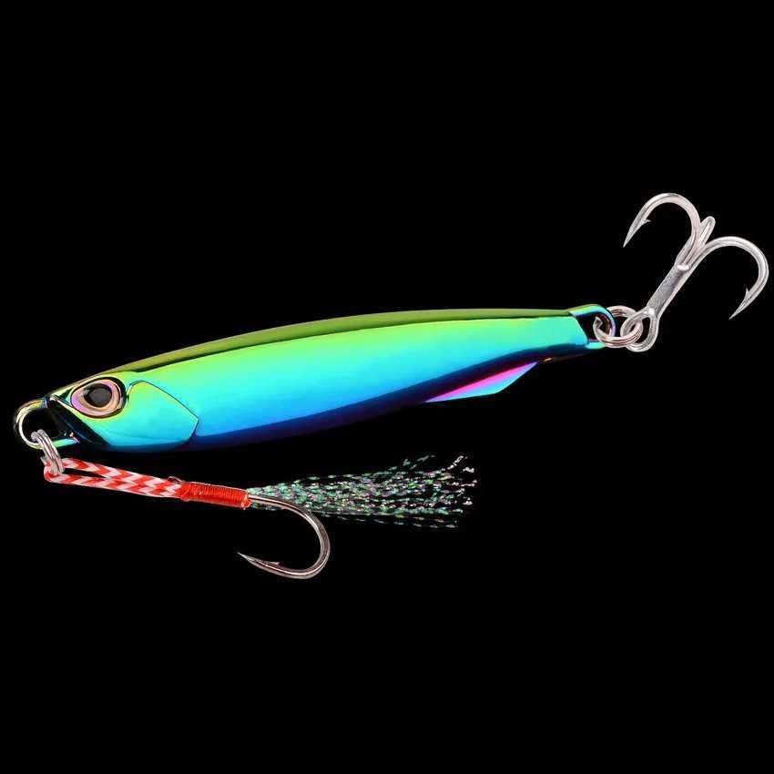 1Pcs Spoon Metal Jigs Silver Golden Fishing Lure 7g 10g 15g 20g 30g 40g Ectroplated Pesca Fishing Lures Bait Mackerel BassXJ241128