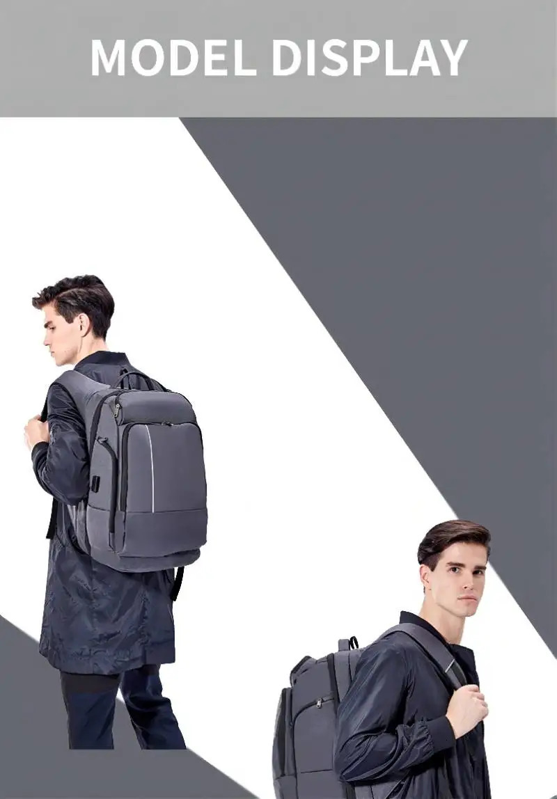 SIYUAN Laptop Mens Backpack School Backpacks for Students Multi-functional Outdoor Bag Large Capacity Business Travel Bags 241206