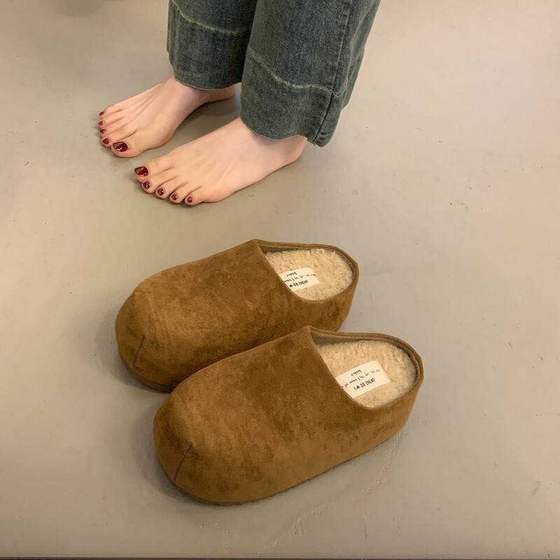 2024 Hot Sale Ladies Shoes Closed Outdoor Casual Slippers Women Round Toe Solid Flat With Women's Sandals