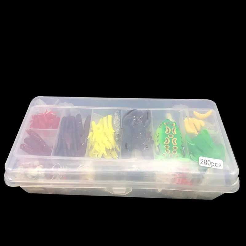 Fishing Lure Kit Soft and Hard Bait Set Gear Layer Minnow Metal Jig Spoon For Bass Pike Crank Tack Accories with BoxXJ241128