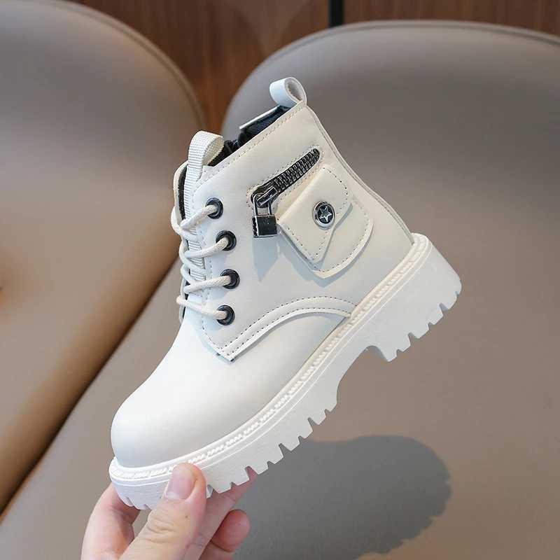 Childrens Fashion Boots Four Seasons Non-slip Boys Girls Little Yellow Boots 1-18 Years Old Kid Baby Single Shoes Short BootsXJ241206