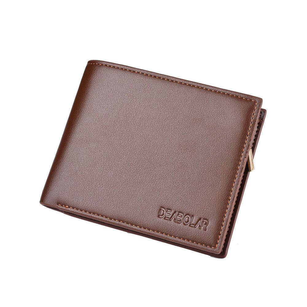 New Men's Short Korean Version Business Multi Slot Zipper Zero 30% Discount Wallet