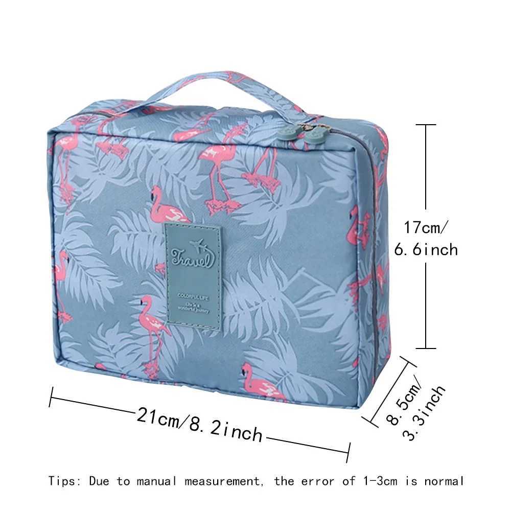 Outdoor Multifuncti Makeup Bag Women Cosmetic Bag Portable girl Toiletries Organizer Waterproof Female Storage Make up CasesXJ241206