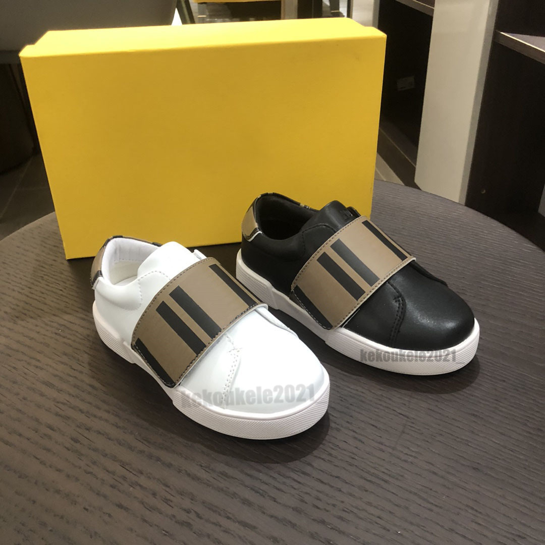 Kids Sneakers Fashion Design Boys Casual Shoes Children Genuine Leather School Shoes Girls Princess Shoes Comfortable Non Slip Kids Walking Shoes