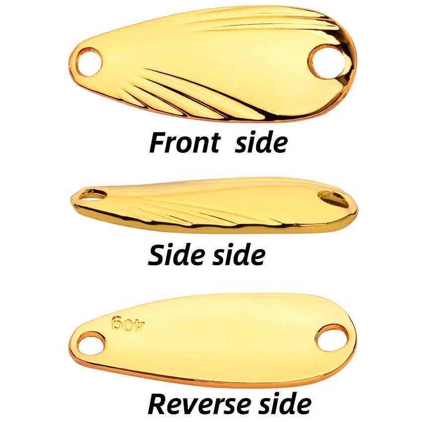 1pcs Metal 5g-40g Fishing Lures Wobbr Spinner Bait Spoon Artificial Bass Hard Sequin Pailtte Metal Steel Hook LuresXJ241128