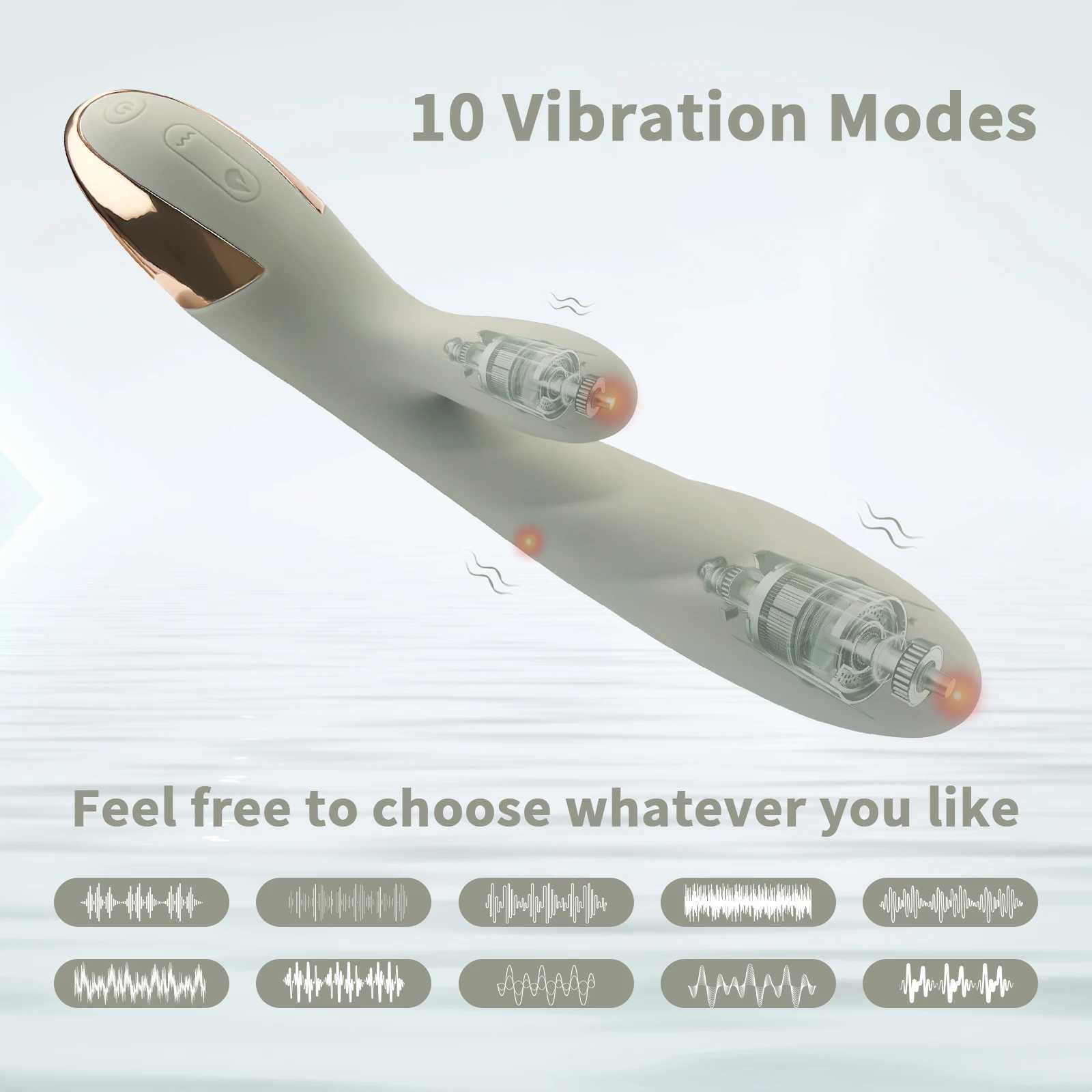 Wosilicone Clitoral Vagina Stimulation Vibrator Girls Heating Rabbit Vibrator G Spot Massager Adults Sex ToysXJ241206