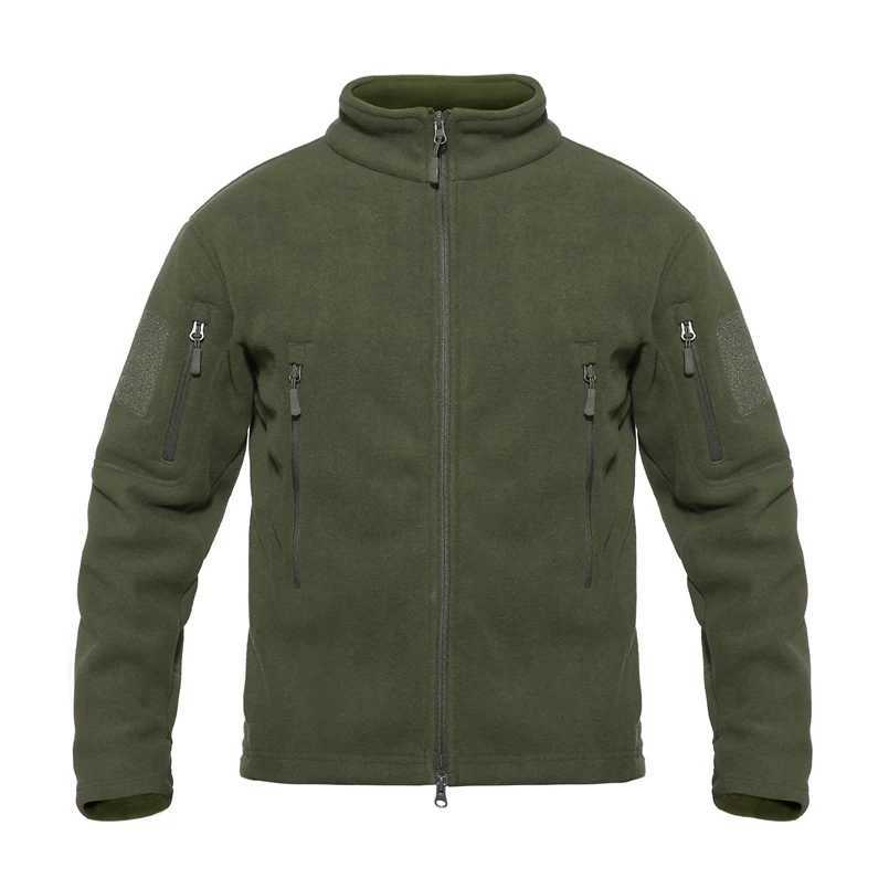 Winter Fleece Jacket Men US Military Tactical Clothing Thermal Casual Outerwear Patchwork Male Frock Coat Windproof Jackets 4XLXJ241206