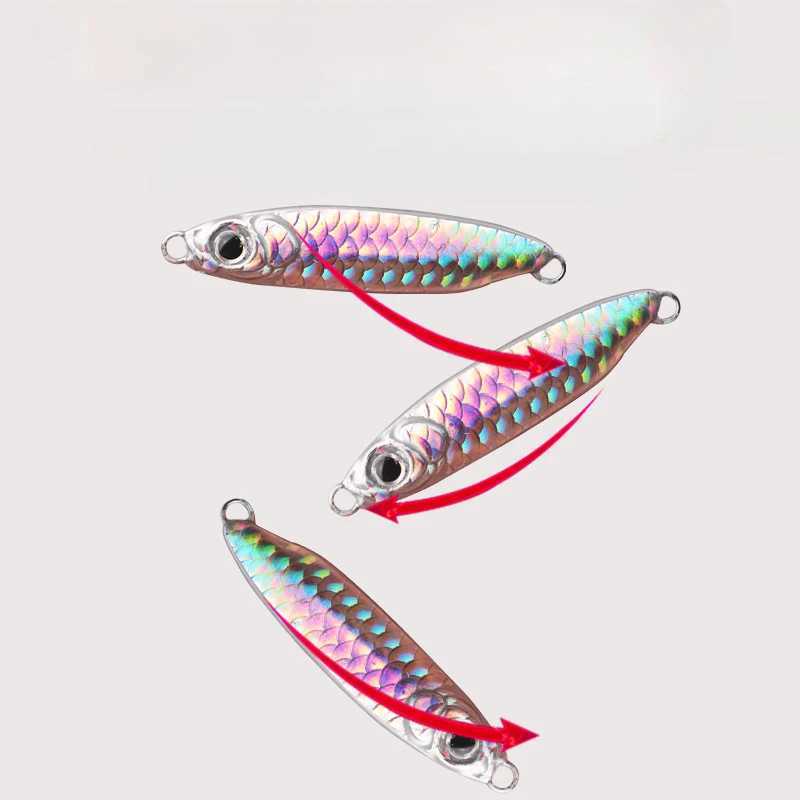 Micro Metal Jig 7g 10g 15g 20g 25g 30g Shore Casting Jigging Lure Shore Casting Saltwater Fishing Lure Bit Artificial BaitXJ241128