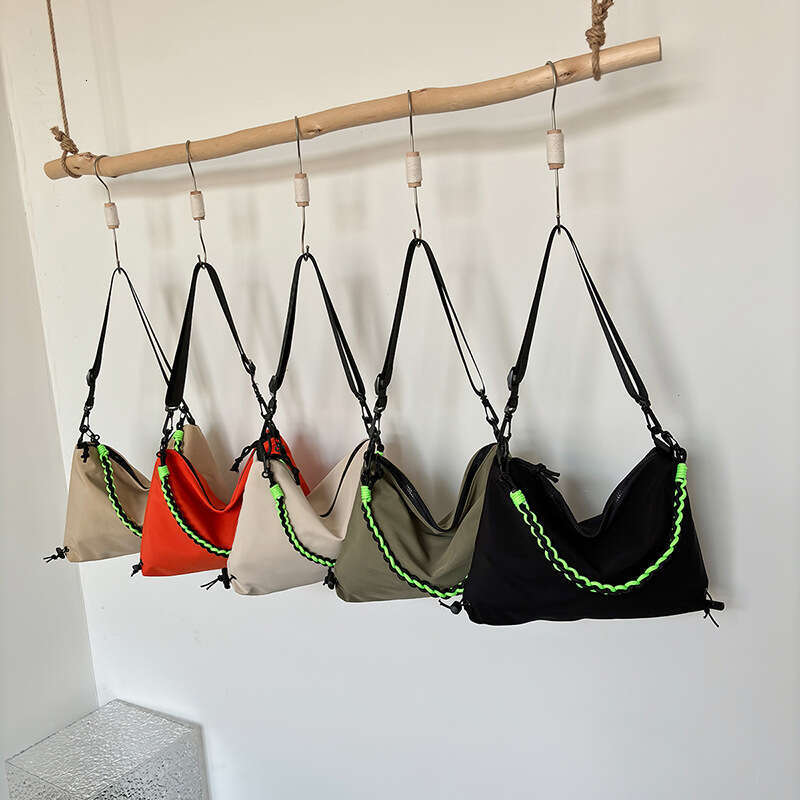 New Canvas For Women In Summer, High-End Large Capacity Crossbody Bag, Fashionable And Casual, Versatile Single Shoulder Cloth Bag B2