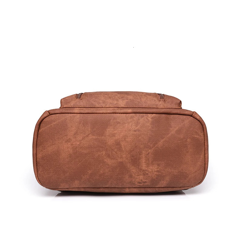 Fashion Backpack Purse for Women Casual 5Colors Vegan Leather Shoulder Bag Ladies Zipper Magnetic Flap Backpack 241206