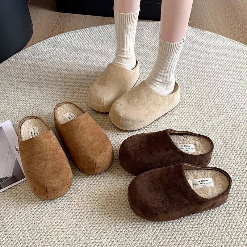 2024 Hot Sale Ladies Shoes Closed Outdoor Casual Slippers Women Round Toe Solid Flat With Women's Sandals