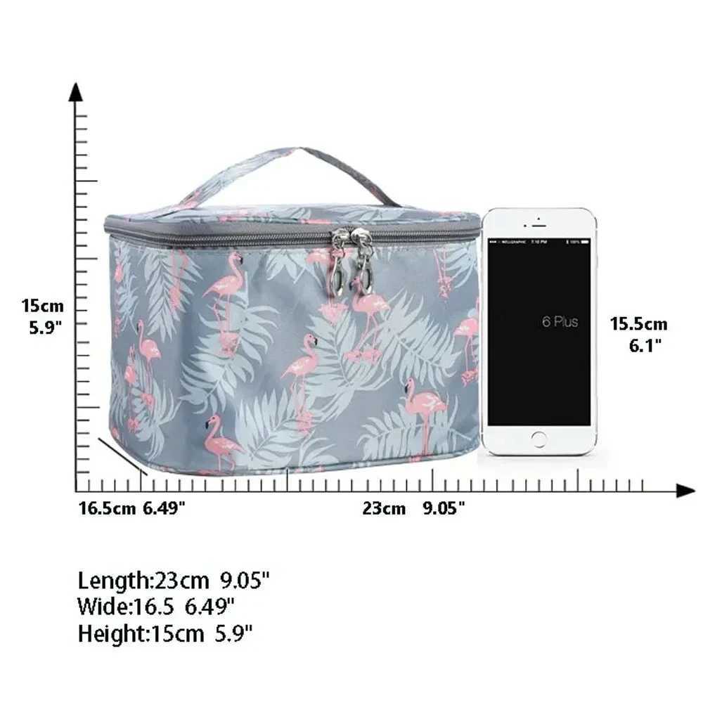 Large Capacity Portable Cosmetic Bag For Women Waterproof Makeup Bag Toiletries Organizer Storage Cases Zipper W Beauty PouchXJ241206