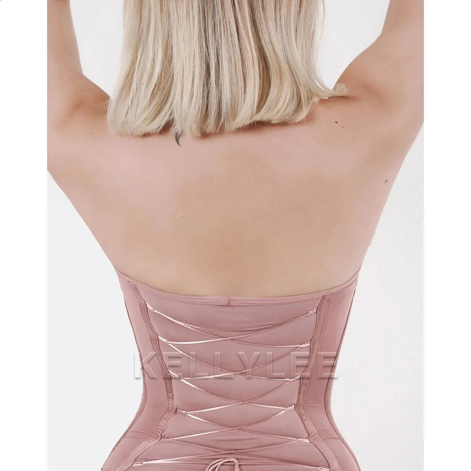 Seamless shoulder strap shape elastic shaping Fajas Colombia bodysuit adjustable unique womens daily strapless underwear 241206