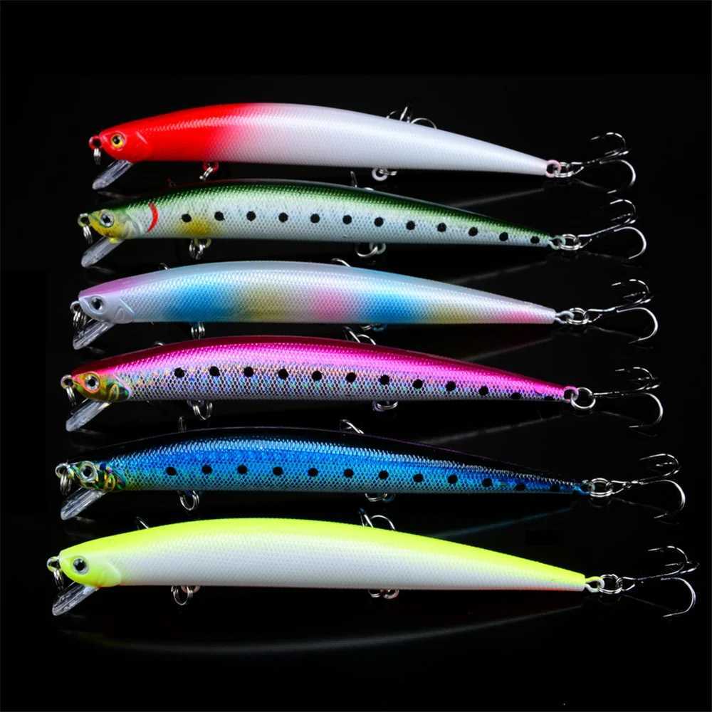 1PCS Floating Minnow Fishing Lure 12.5cm 12.5g Long Shot Crankabit Wobbr Tack Isca Artificial Hard Bait Pesca For Bass PikeXJ241128