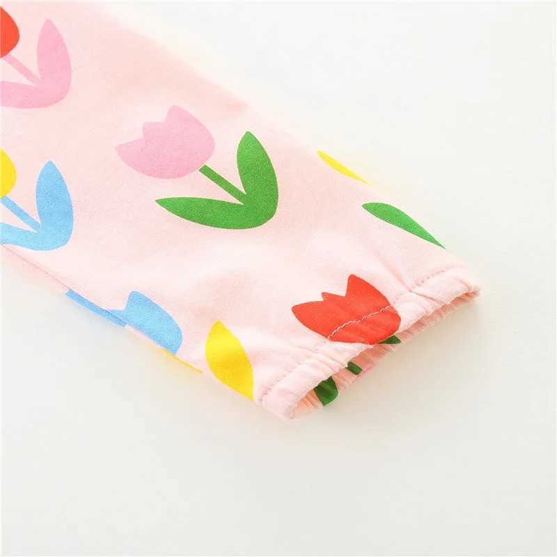 Jumping Meters 2-7T New Arrival Princess Girls Dresses Flowers Long Sleeve Par Autumn Spring Baby Clothing Toddler CostumeXJ241206