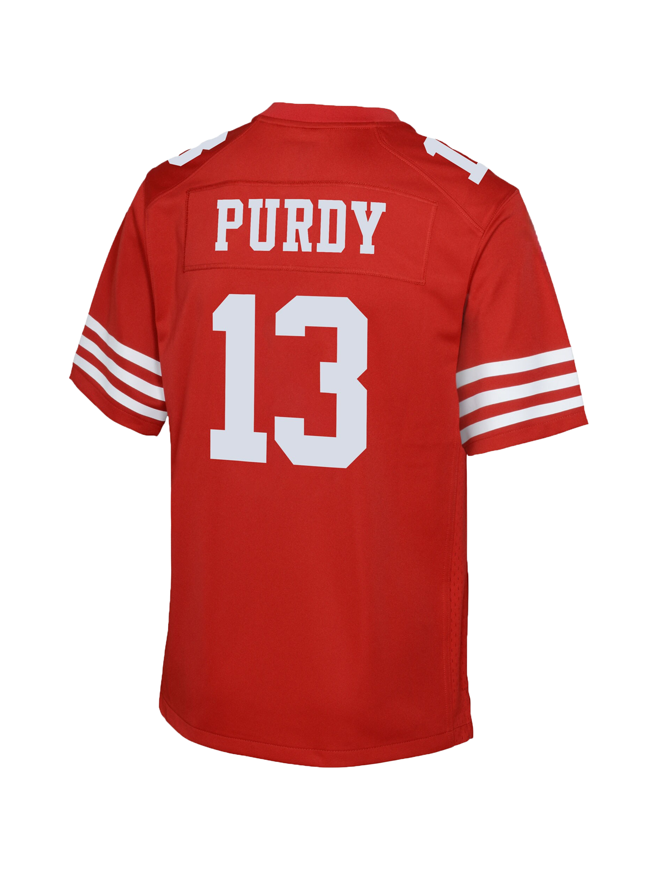 #13 PURDY Comfy V-Neck Football Jersey Embroidered Polyester Jersey,