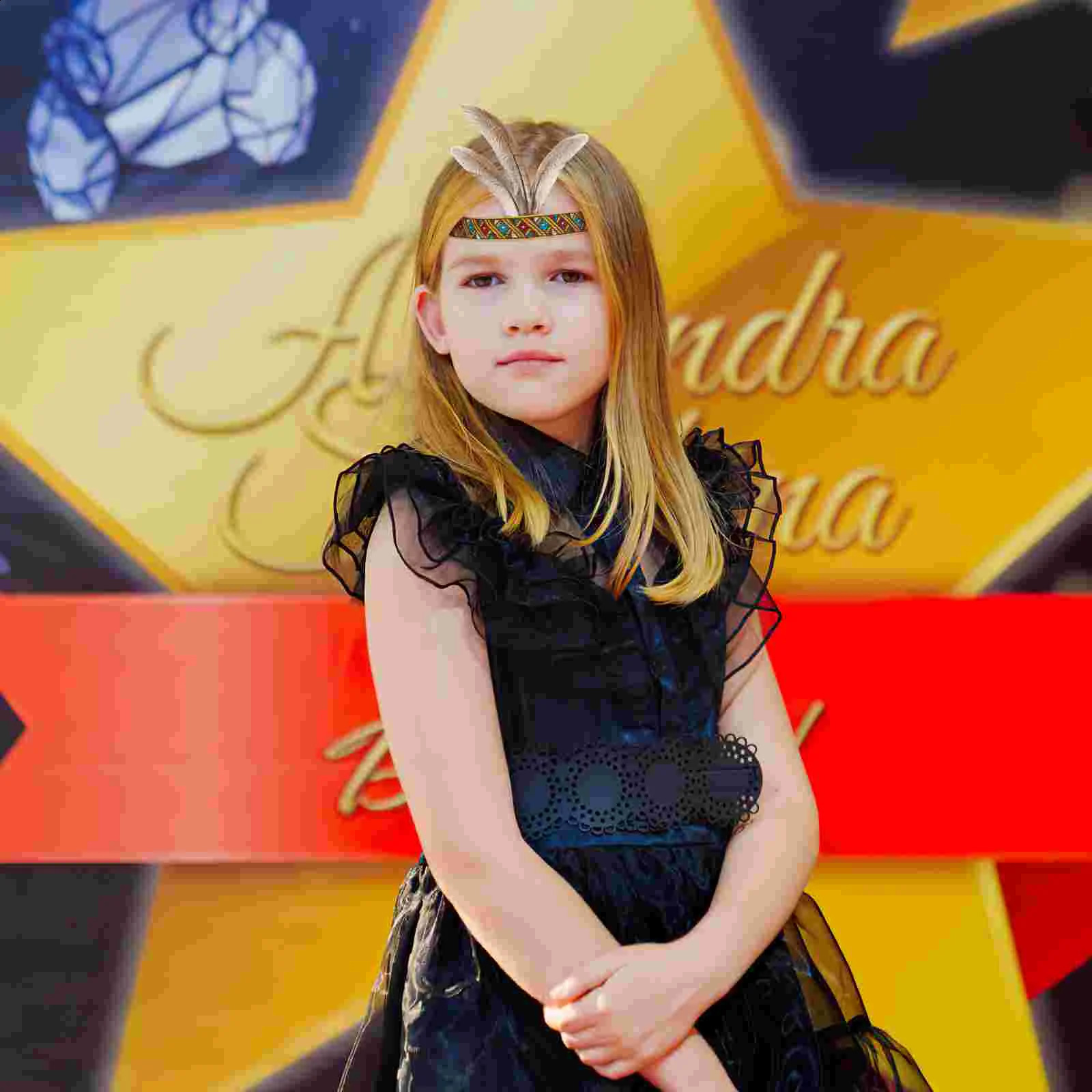 Headpieces Headdress Makeup Headband Party Hair Accessory Indian Child Headwear 241122