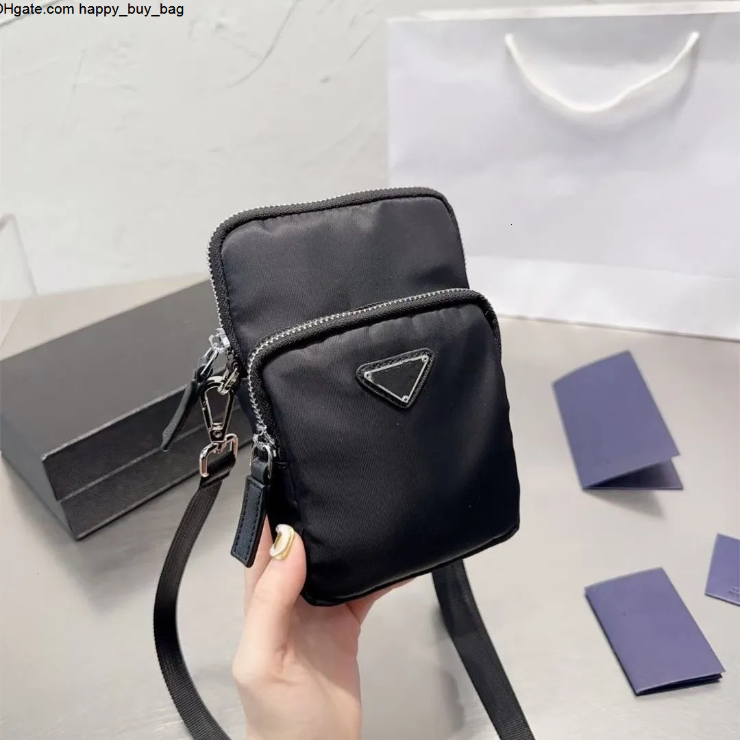 New Designer Case Iphone 16 15 14 13 12 11 Pro Max Nylon Mini Crossbody Bag Small Shoulder Wallet Wallet Phone Bag Phone Case