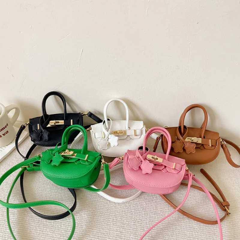 New handbag lychee pattern designer semi circular girl bolsa inflammatory menina diagonal mini bag bag