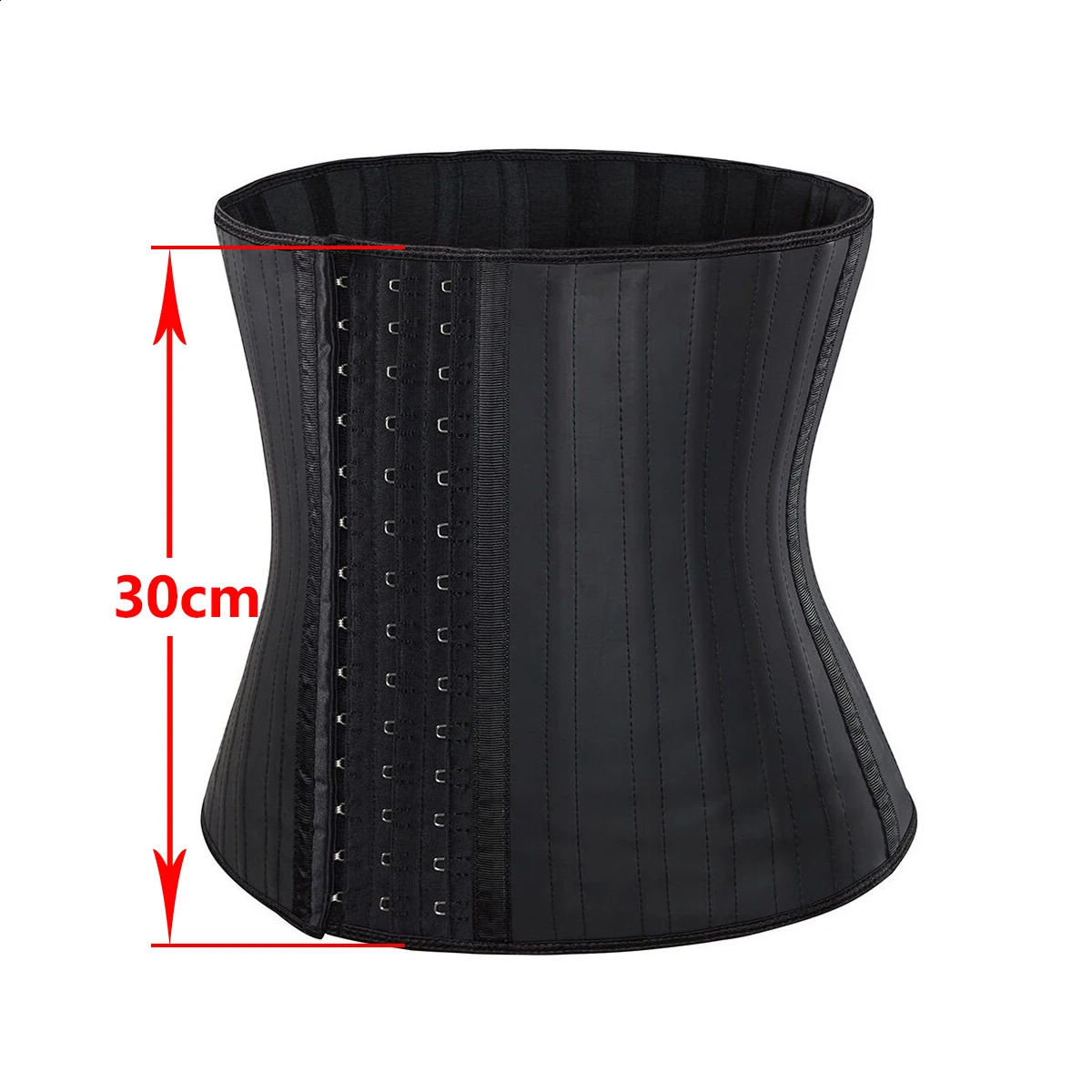 30cm latex waist trainer 25 steel frame womens binding device and shape tight corset modeling with body shape Colombian girl weight loss 241206