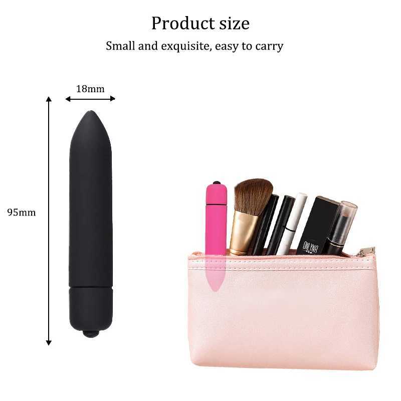 10 Speed Mini Bullet Vibrator Clitoris Stimulation G Spot Vibration Vagina Female Dildo Adult Sex Toys For Women MasturbationXJ241206