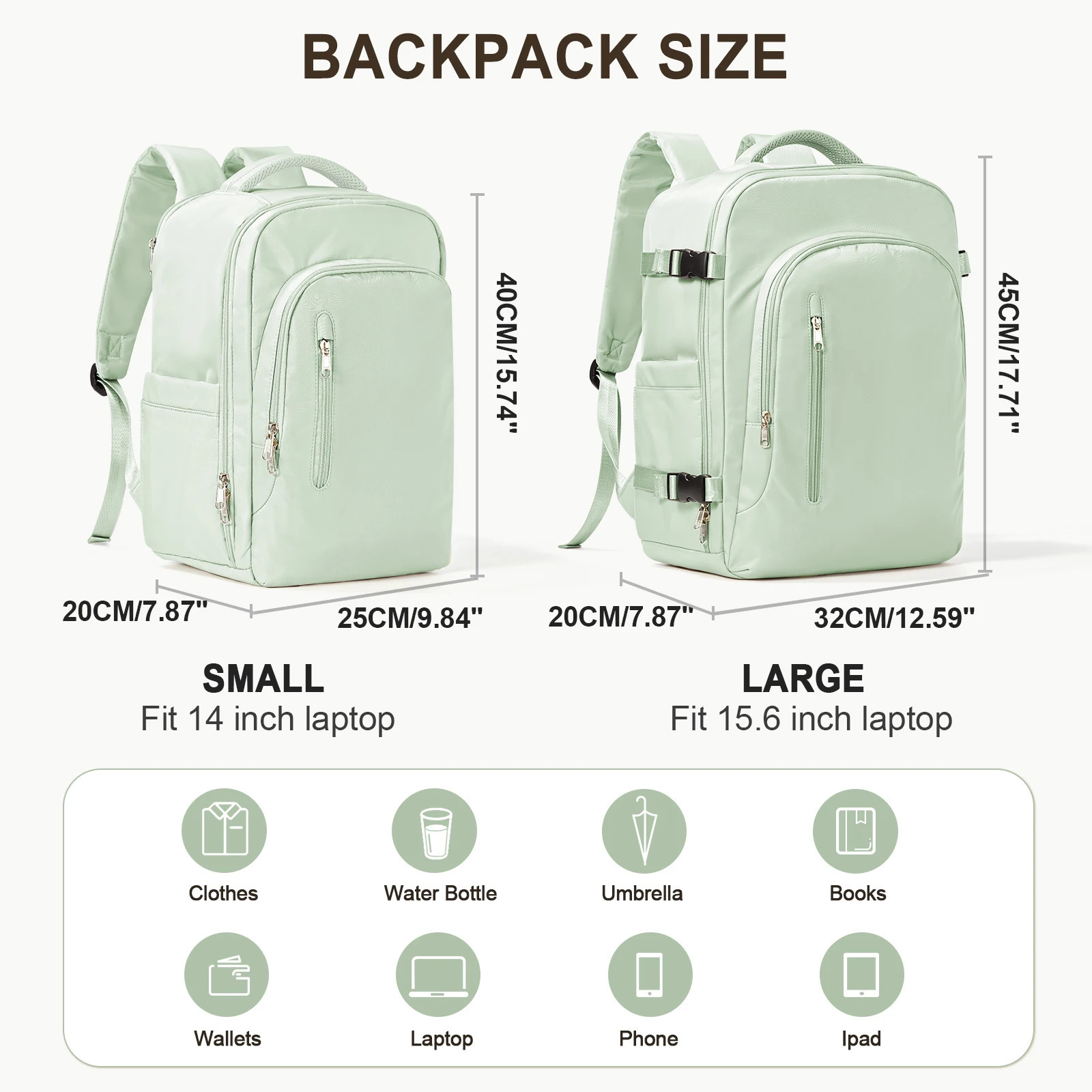 Mens Laptop Backpack SchoolbagTravel Backpack Cabin Aircraft 40x20x25Easyjet 45x36x20 Womens BackpackWaterproof Female Bag 241206
