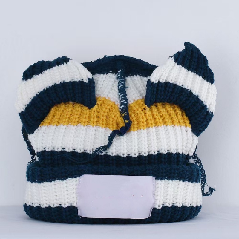 mens designer hat beanie designer beanie bobble hat High Quality Smile Face Hat Bonnet Autumn Winter Warm Men Women Skull Knitted Wool Cap Smig Beanie