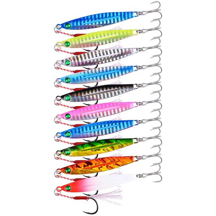 1pc Metal Spinner Cast Jig Spoon Fishing Lure 7-40g Sinking Hard Artificial Bait Fish Wobbr Carp Pike Sea Fishing Lures TackXJ241128