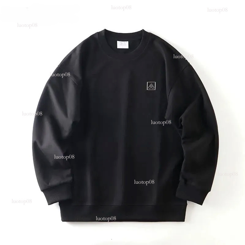 mens hoodie Light luxury mooses designer hoodie High end air layer embossed heating warm velvet winter couple high end pullover hoodie sweatshirt TOP