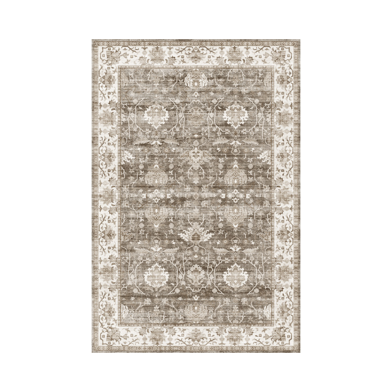 Vintage Foldable Non Slip Living Room Carpet, Sofa, Coffee Table Blanket, Large Area Fully Covered, Dirt Resistant Floor Mat