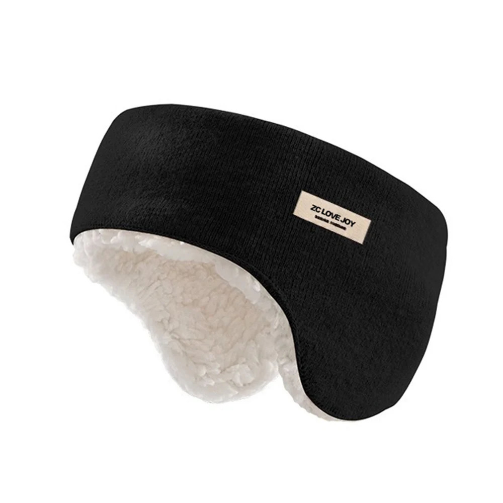 cashmere earmuffs for warmth sports headband front cover windproof earmuffs outdoor running earmuffs 241205