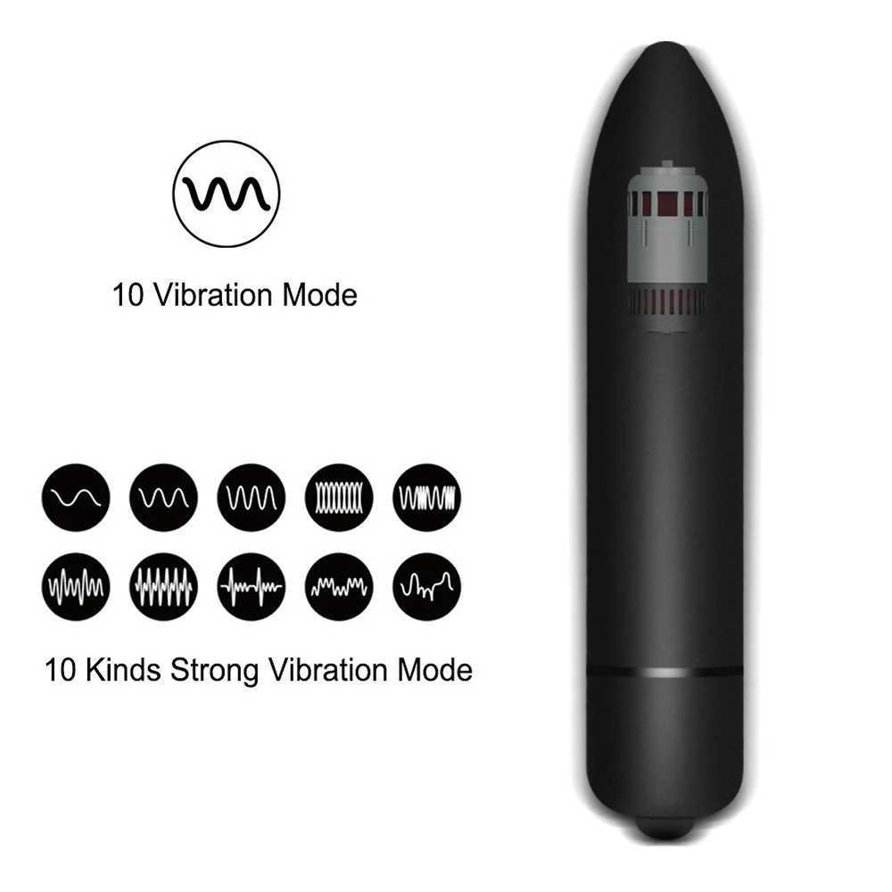 Mini Bullet Vibrator for Women 10 Speed G Spot Vagina Clitoris Stimulator Dildo Female Sex Toys for Masturbation Adult 18XJ241206