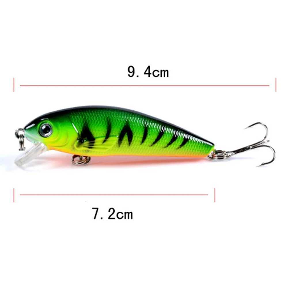 1pcs Floating Fishing Lures Minnow Crankbait 7.2cm 8.6g Isca Artficial Hard Bait Wobbrs Bass Carp Swimbait Trolling TackXJ241128