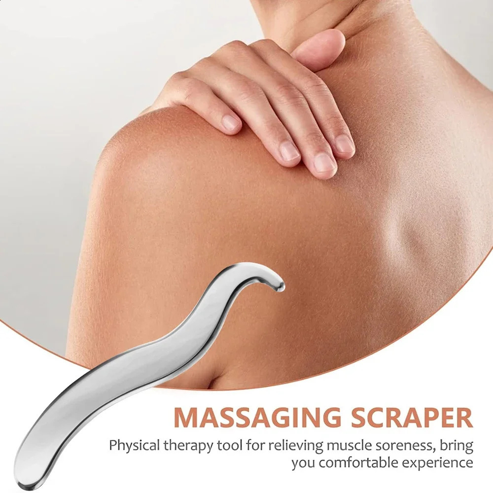 Stainless Steel Gua Sha Massage Machine Muscle Scraper Metal Scraper Tool Body Deep Tissue Relaxation Massage Body Shape 241206