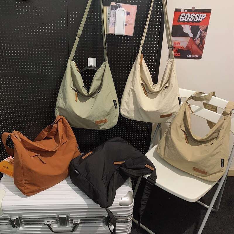 New Canvas Bag For Women, High-End Handheld, Large Capacity, Simple Tote, And Versatile, Single Shoulder Crossbody Bag, Fashionable Quality, Classic B