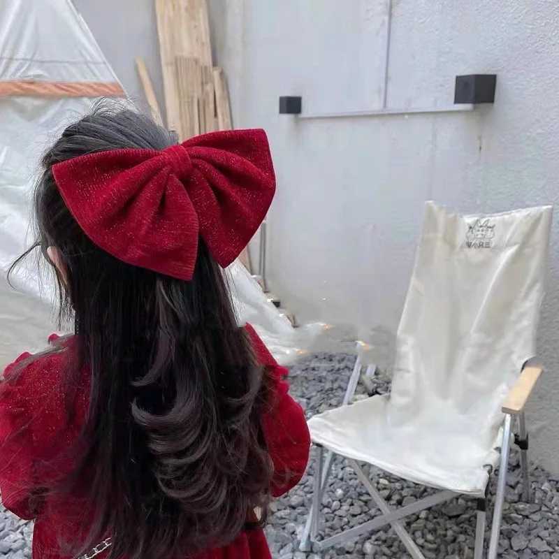 Girls Skirt Christmas and New Year Girls Skirt Canary Plus Velvet Thick Bow Dress Princess Dress 2024 New Winter Dress FashionXJ241206