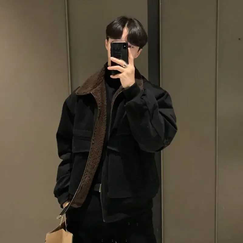 Fleeced Warm Quilted Padded Jacket Man Thick Winter Coat for Men High Quality Original Brands Luxury Padding Stylish Cheap SaleXJ241206