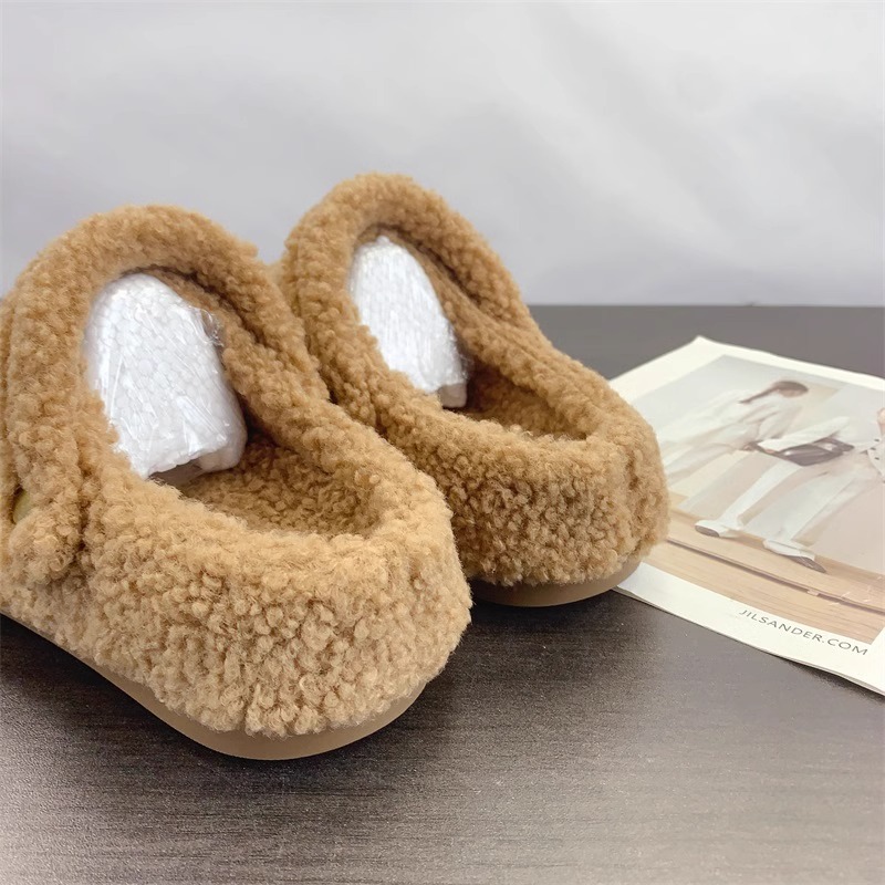 2025 shoes Woman Slippers Chestnut Slides Shearling Tazz Slippers Mules Men Ultra Mini Platform Slip-on Shoes Suede Upper Comfort Fall Winter