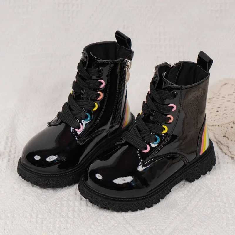 Kids Boots Children Shoes Short Boots Princess Boot Leather Boots Kids Shoe for Girl Winter Shoe for Boy Kids Botines Botas 2024XJ241206