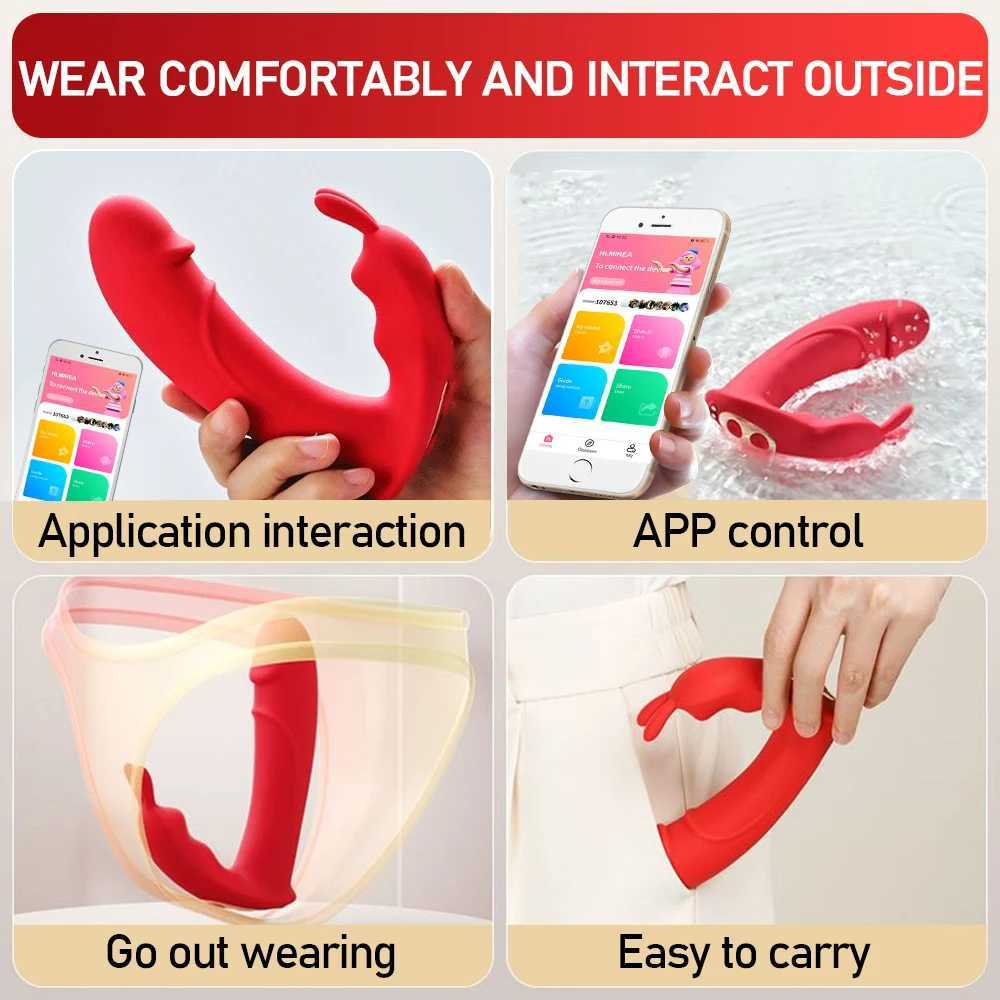 Rabbit Vibrator For Women Powerful G Spot Nipple Clitoris Stimulator Powerful Dildo Vagina Massager Female Sex ToyXJ241206