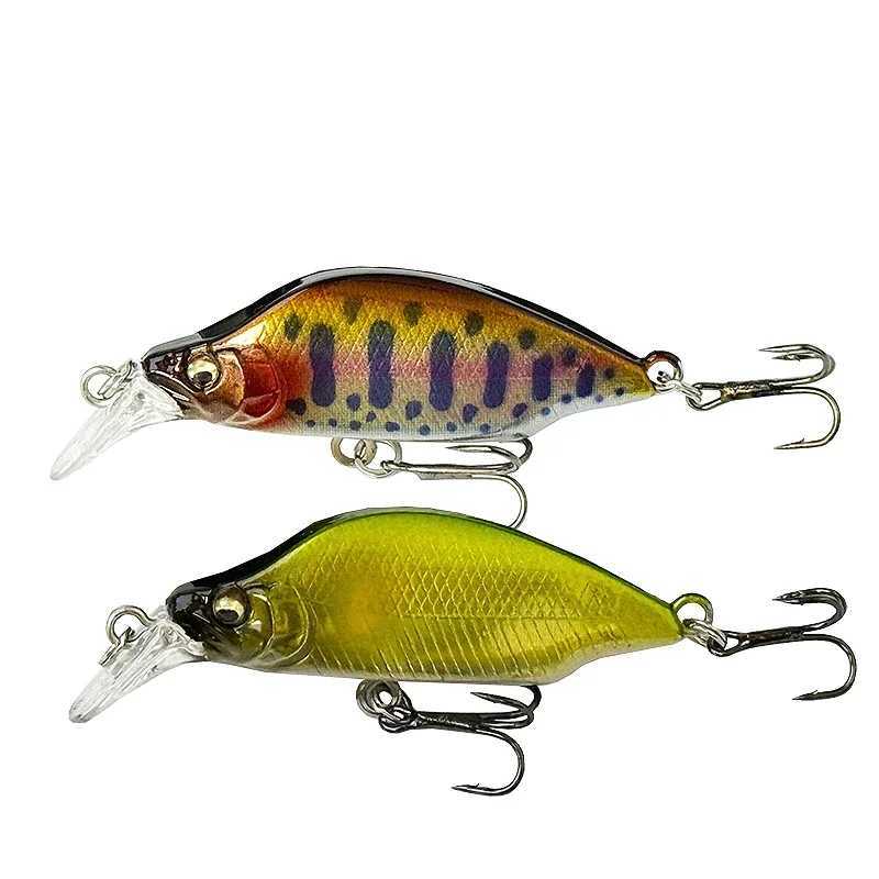 The curved hump design produces a strong winking fect and action response. 4.5cm/3.8g Minnow Sinking Road Runner LureXJ241128