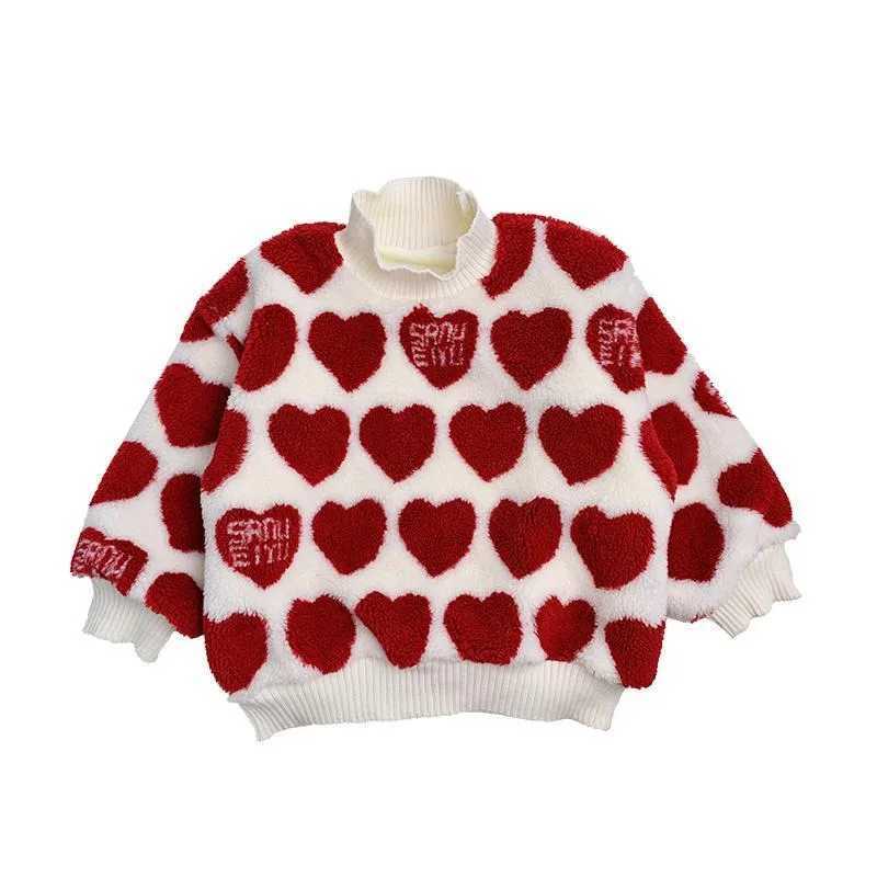 Cardigan 2-9 year old girls sweaters autumn and winter new fashion warm childrens sweaters cute baby parachuting childrens knitted bottom sweater Q241